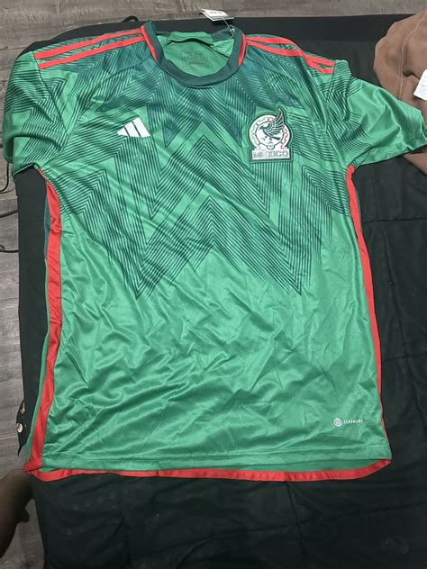 adidas mexico '22 home replica jersey
